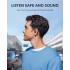 Anker Soundcore  AeroFit Open-Ear Headphones, Ultra Comfort, Snug Fit, Ergonomic Ear Hook, Balanced Sound, IPX7 Waterproof, 42H Playtime, Small-Ear Friendly, App Control, Clear Calls, Wireless Earbuds - Black